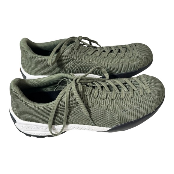 Scarpa Men’s Olive Lace-Up Shoes 45.5 Rock Climbing - Picture 1 of 11